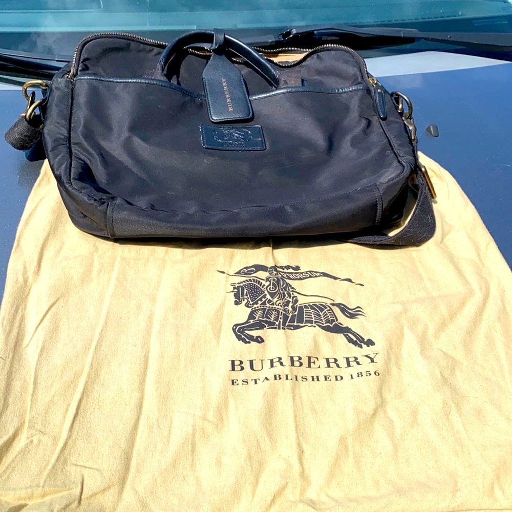 VINTAGE BURBERRY MEN’S COMMUTER/LAPTOP BAG